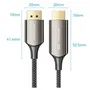 Vention Cable Conversor Adaptador DisplayPort 1.4 a HDMI 2.1 HFPBAC 8K@60Hz 4K@144Hz 1.8m Negro